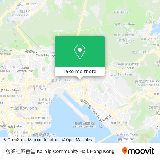 啓業社區會堂 Kai Yip Community Hall map