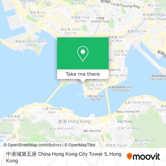 中港城第五座 China Hong Kong City Tower 5 map