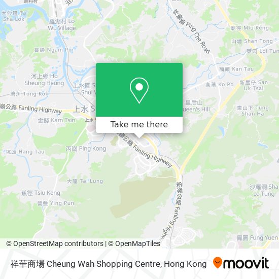 祥華商場 Cheung Wah Shopping Centre map