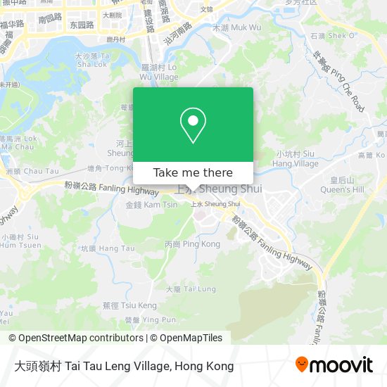 大頭嶺村 Tai Tau Leng Village map