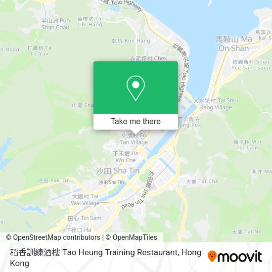 稻香訓練酒樓 Tao Heung Training Restaurant地圖