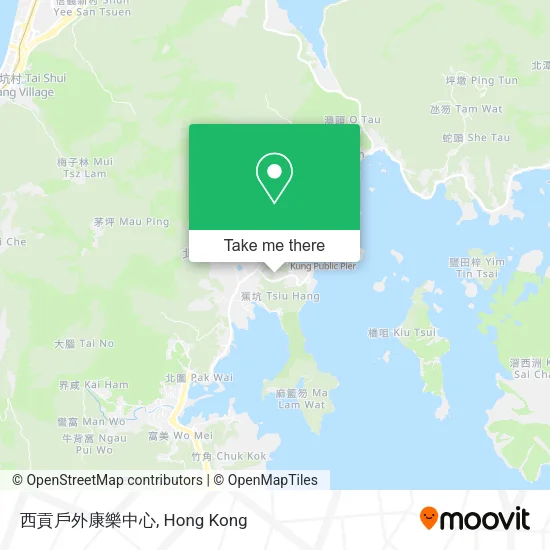 西貢戶外康樂中心地圖