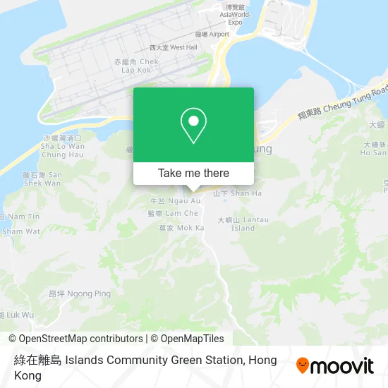 綠在離島 Islands Community Green Station map