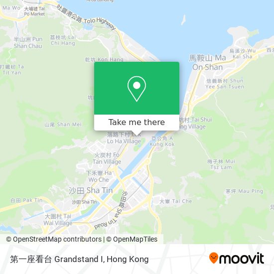 第一座看台 Grandstand I map