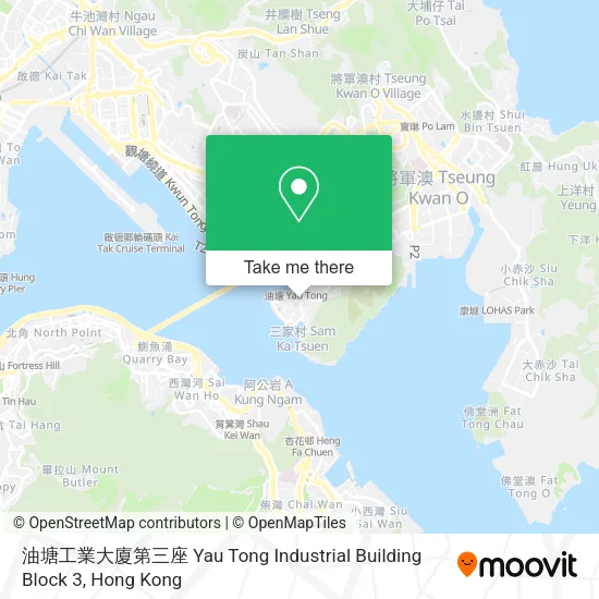油塘工業大廈第三座 Yau Tong Industrial Building Block 3地圖