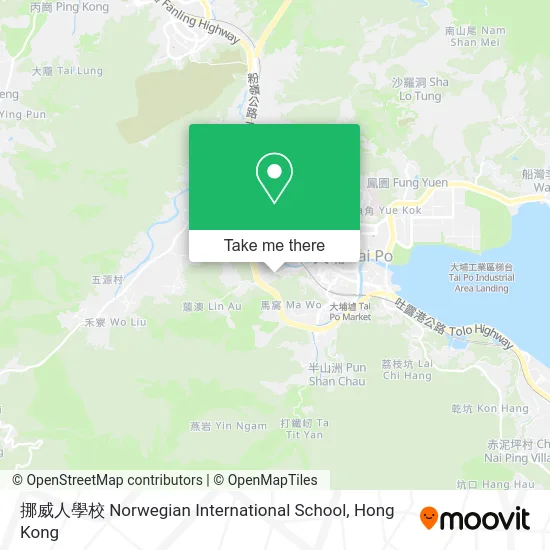 挪威人學校 Norwegian International School map