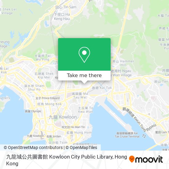 九龍城公共圖書館 Kowloon City Public Library map