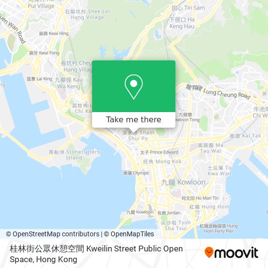 桂林街公眾休憩空間 Kweilin Street Public Open Space map