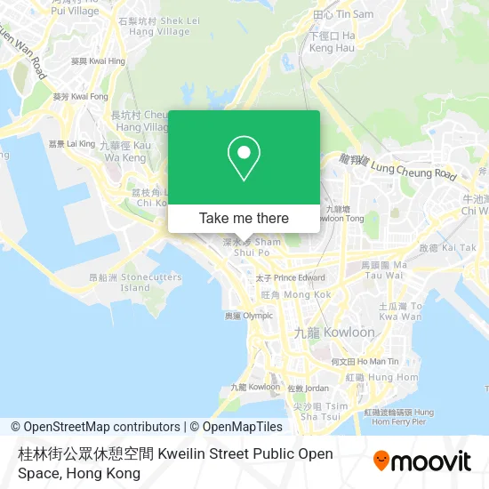 桂林街公眾休憩空間 Kweilin Street Public Open Space地圖