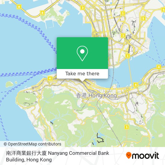 南洋商業銀行大廈 Nanyang Commercial Bank Building地圖
