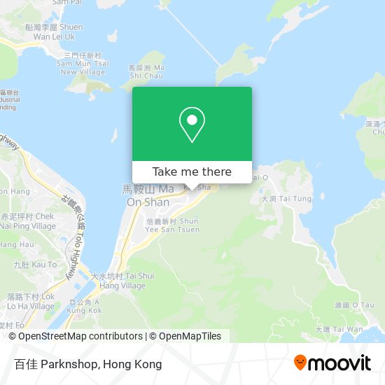 百佳 Parknshop map