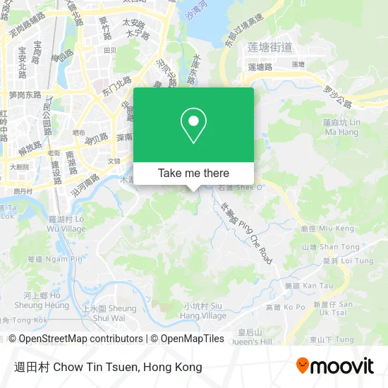 週田村 Chow Tin Tsuen地圖