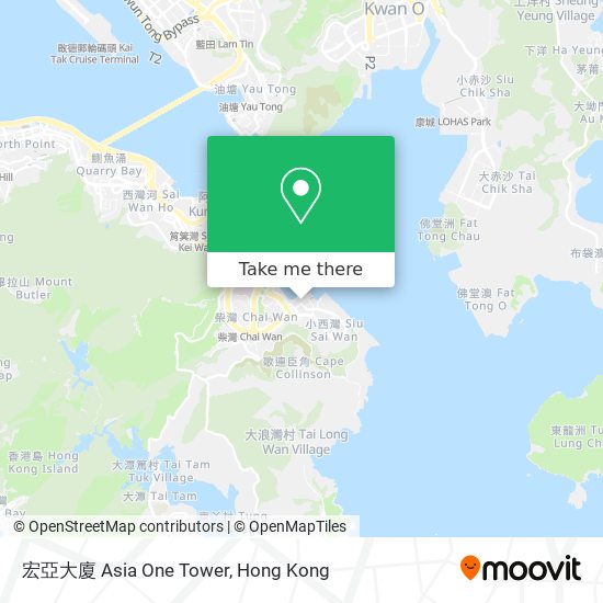 宏亞大廈 Asia One Tower map