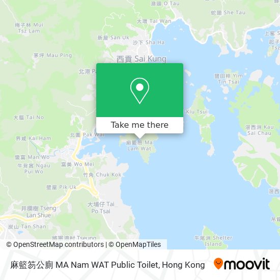 麻籃笏公廁 MA Nam WAT Public Toilet map