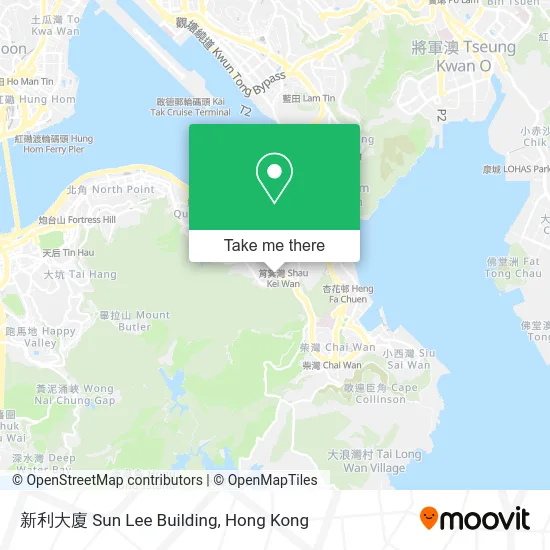 新利大廈 Sun Lee Building map