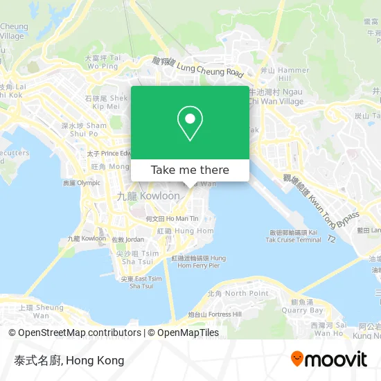 泰式名廚 map