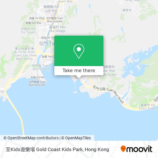 至Kids遊樂場 Gold Coast Kids Park map