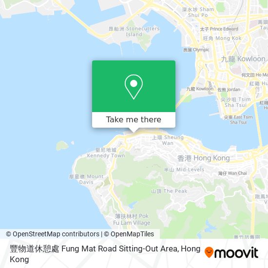 豐物道休憩處 Fung Mat Road Sitting-Out Area map