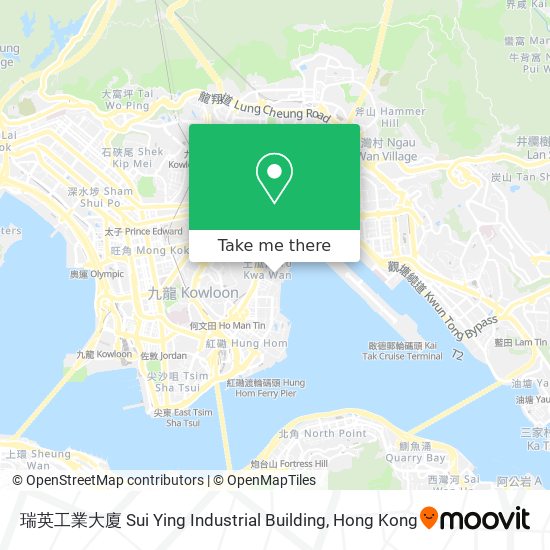 瑞英工業大廈 Sui Ying Industrial Building map