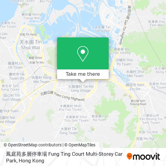 鳳庭苑多層停車場 Fung Ting Court Multi-Storey Car Park map