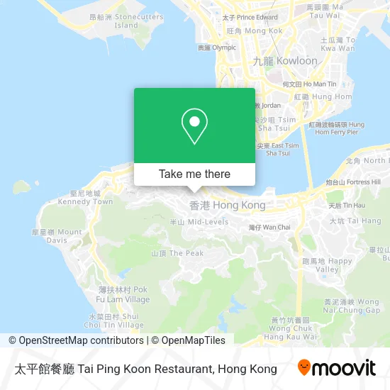 太平館餐廳 Tai Ping Koon Restaurant map