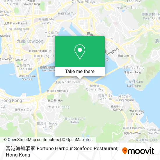 富港海鮮酒家 Fortune Harbour Seafood Restaurant map