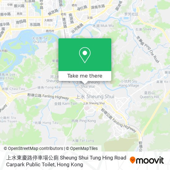 上水東慶路停車場公廁 Sheung Shui Tung Hing Road Carpark Public Toilet map