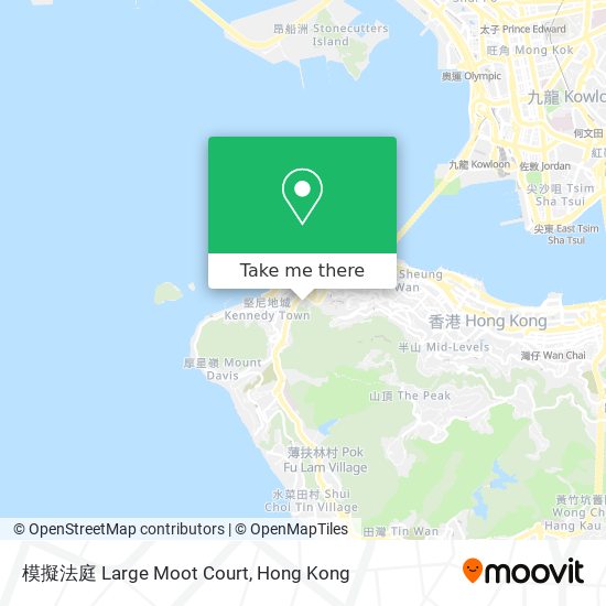 模擬法庭 Large Moot Court地圖