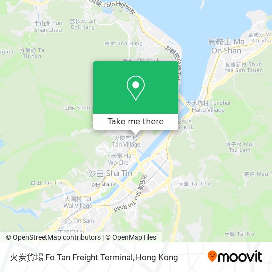 火炭貨場 Fo Tan Freight Terminal map