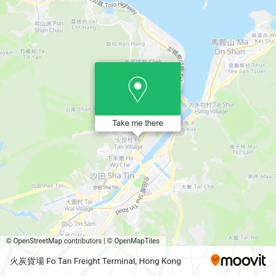 火炭貨場 Fo Tan Freight Terminal地圖