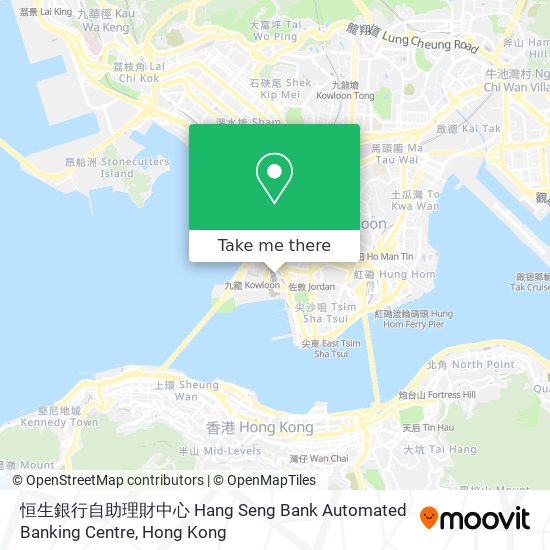 恒生銀行自助理財中心 Hang Seng Bank Automated Banking Centre地圖