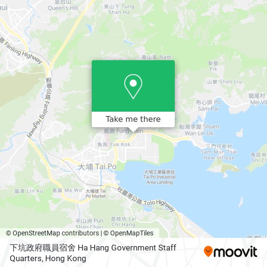 下坑政府職員宿舍 Ha Hang Government Staff Quarters map