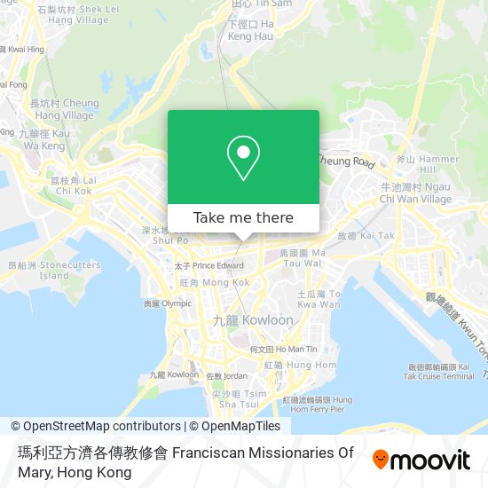 瑪利亞方濟各傳教修會 Franciscan Missionaries Of Mary map