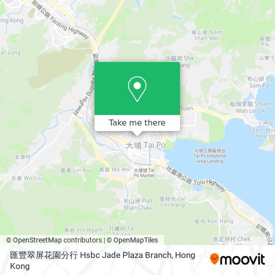 匯豐翠屏花園分行 Hsbc Jade Plaza Branch map