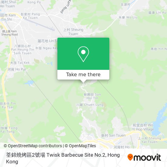 荃錦燒烤區2號場 Twisk Barbecue Site No.2 map