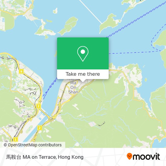 馬鞍台 MA on Terrace map