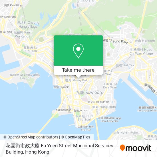 花園街市政大廈 Fa Yuen Street Municipal Services Building地圖