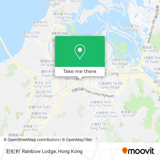 彩虹軒 Rainbow Lodge map