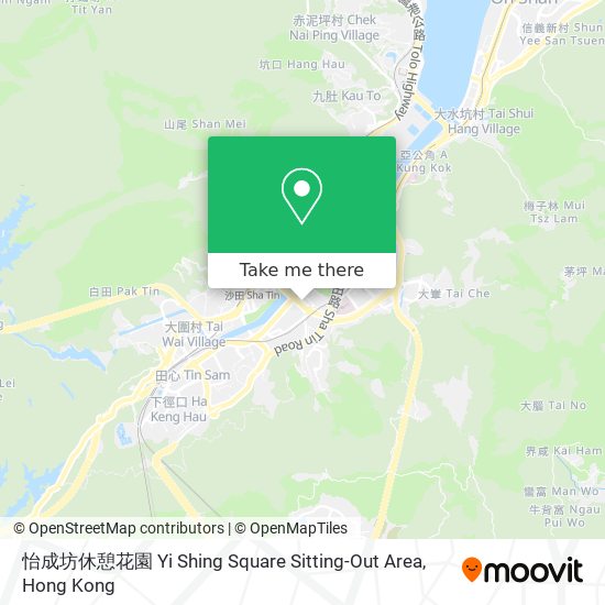 怡成坊休憩花園 Yi Shing Square Sitting-Out Area map