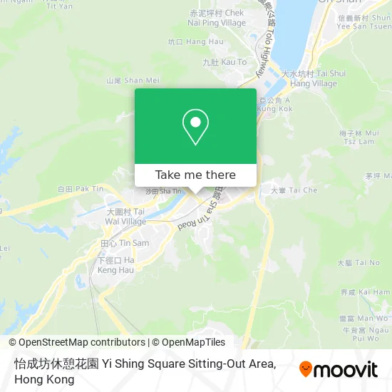 怡成坊休憩花園 Yi Shing Square Sitting-Out Area map