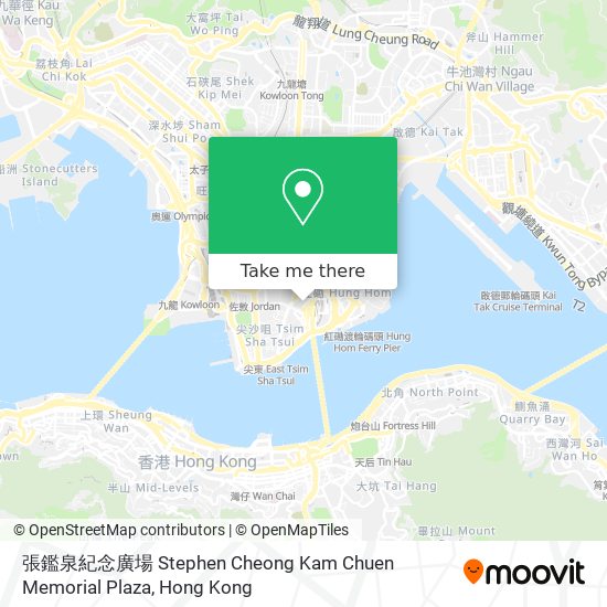 張鑑泉紀念廣場 Stephen Cheong Kam Chuen Memorial Plaza map