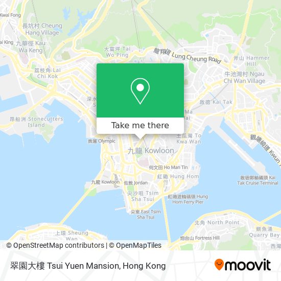 翠園大樓 Tsui Yuen Mansion map