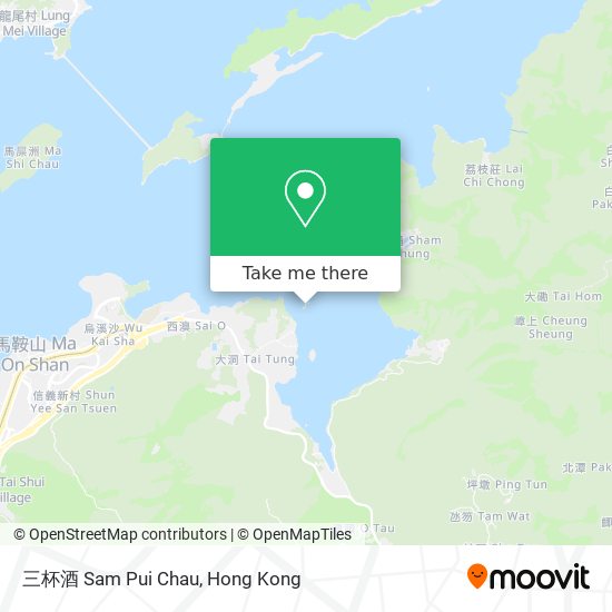 三杯酒 Sam Pui Chau map