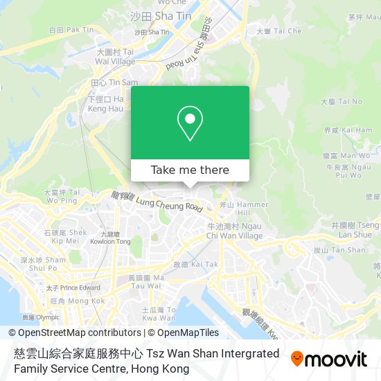 慈雲山綜合家庭服務中心 Tsz Wan Shan Intergrated Family Service Centre map