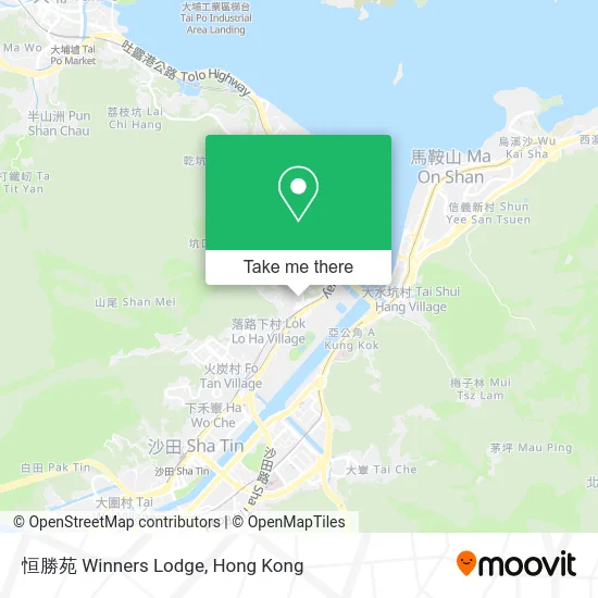 恒勝苑 Winners Lodge map