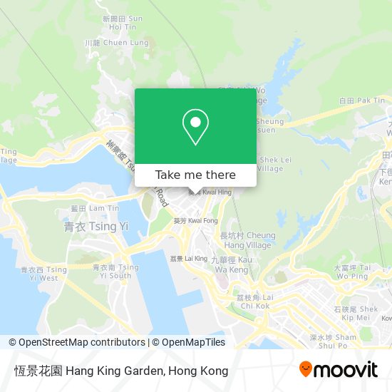 恆景花園 Hang King Garden地圖