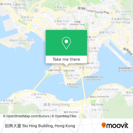 韶興大廈 Siu Hing Building map