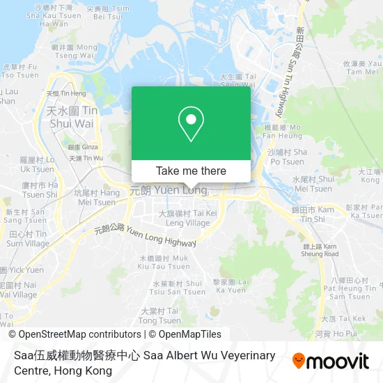 Saa伍威權動物醫療中心 Saa Albert Wu Veyerinary Centre map