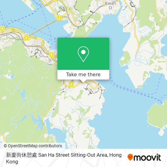 新廈街休憩處 San Ha Street Sitting-Out Area map