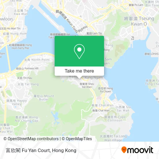 富欣閣 Fu Yan Court map